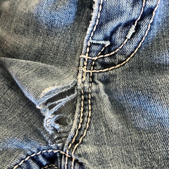 Miss Me Blue Signature Boot Jeans 31" X 32.5" Cotton Denim READ - Picture 10 of 16